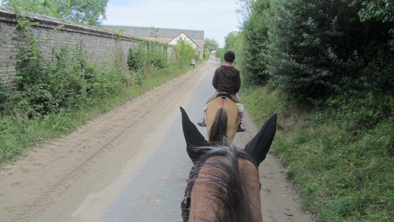 Sur la route vers la plage...