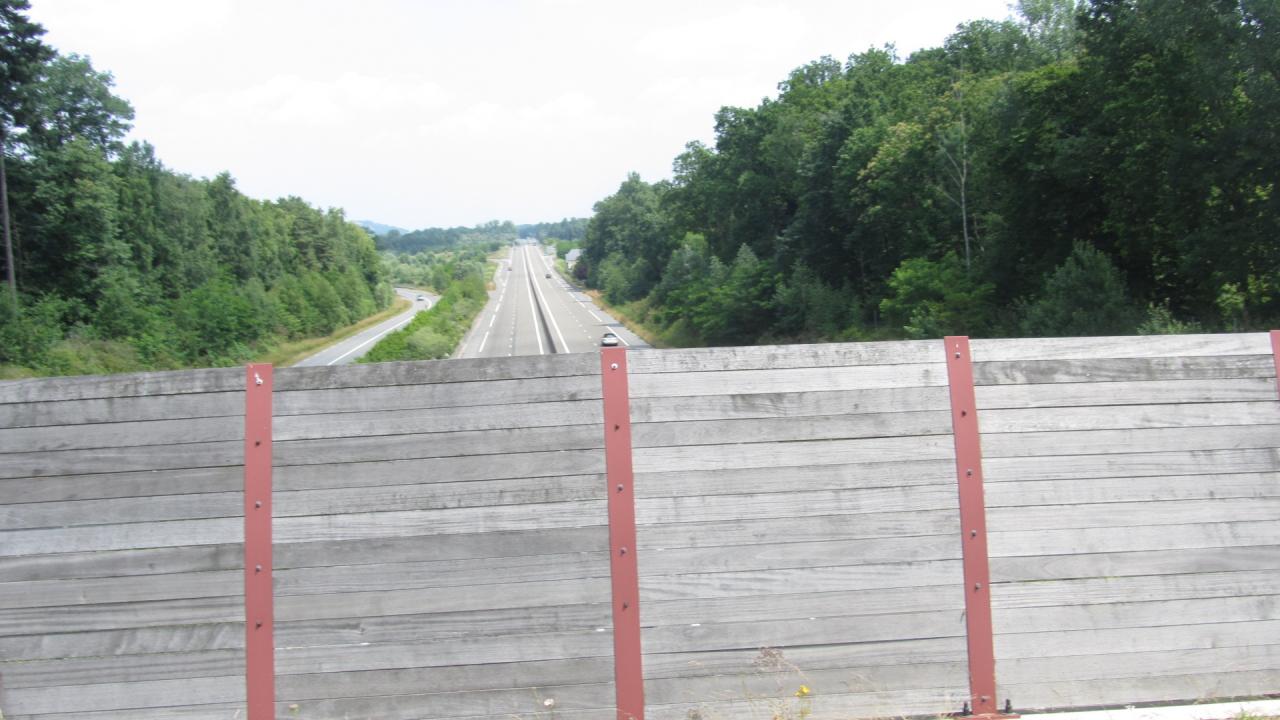 Passage sur le pont 2*2 voies à Urcel